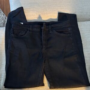 Joe's Jeans Women's Coated Black Skinny Pants